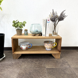 サイズオーダー可】【引取可能】キャスター付飾り棚 プランター