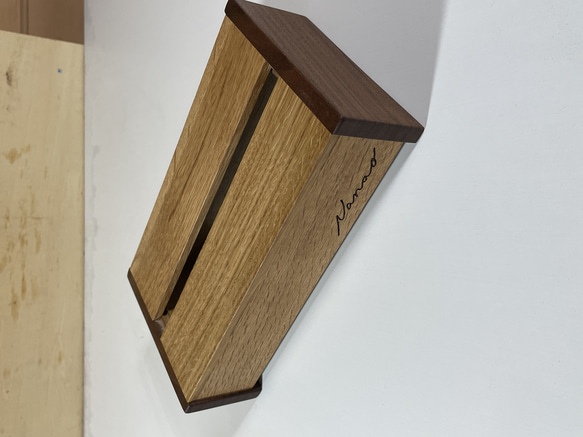 木製ティッシュケース【ホワイトオーク材】 4枚目の画像