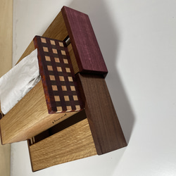 木質紙巾盒【白橡木】 第9張的照片