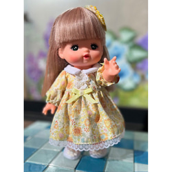 メルちゃん服 さくらんぼがいっぱいの可愛いワンピース おもちゃ・人形