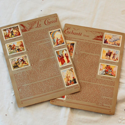 フランス チョコレートのおまけのコレクションブックの2ページ D 2枚目の画像