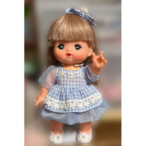 うさちゃんデニムワンピ｜商品情報｜メルちゃん