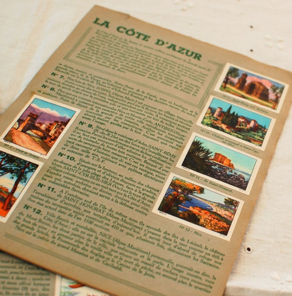 フランス チョコレートのおまけのコレクションブックの３ページ C 5枚目の画像