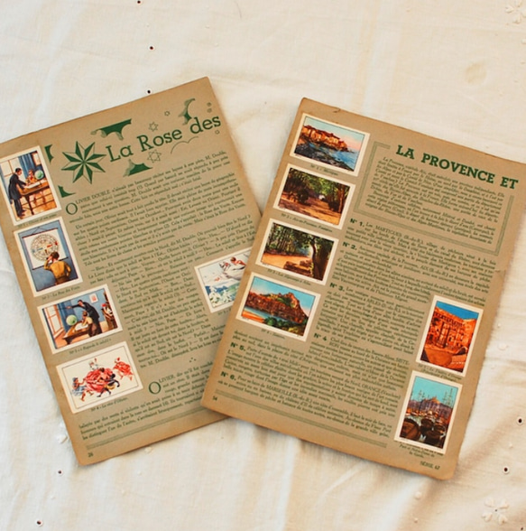 フランス チョコレートのおまけのコレクションブックの２ページ B 3枚目の画像