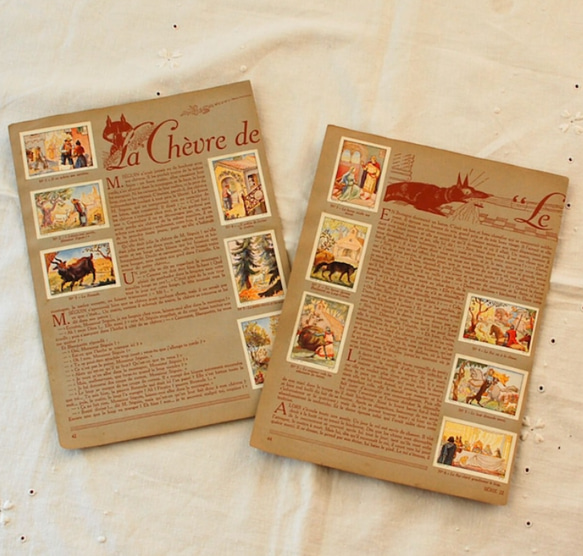 フランス チョコレートのおまけのコレクションブックの２ページ A 3枚目の画像