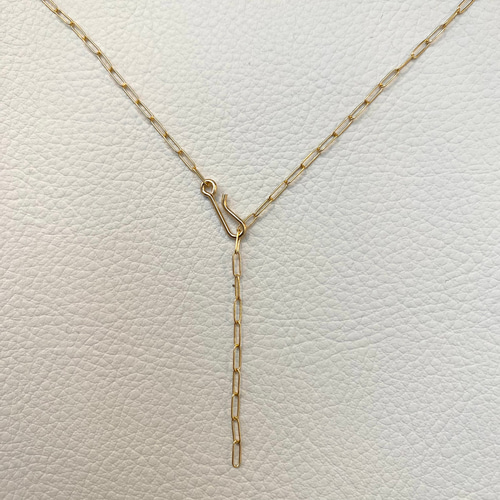 14K GOLD FILLED】ボストンチェーン ラリエット ネックレス55cm 14K GOLD FILLED】ボストンチェーン ラリエット ネックレス55cm