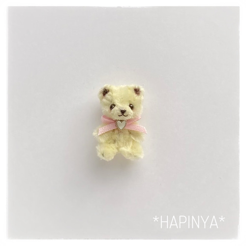 モールアート 推し色テディベア ハンドメイド ミニチュア