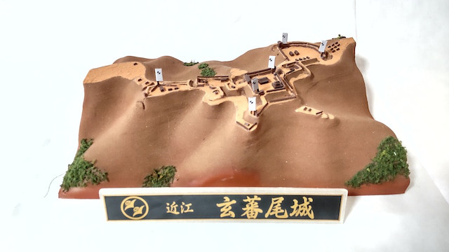 【築城キット 1/1500 】近江・玄蕃尾城セット　賤ケ岳の戦い・柴田勝家の本陣