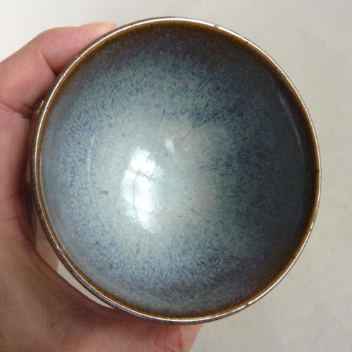 k15 伊良保　灰釉窯変鉢　御茶碗 茶碗 灰釉 柚子 茶器＆茶道具 抹茶碗 - Sazen Tea