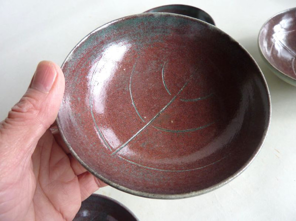 小皿（トルコブルー、乳白釉） 1枚目の画像