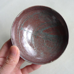 小皿（トルコブルー、乳白釉） 3枚目の画像