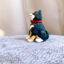 黒柴　豆柴　ミニチュア　犬　フィギュア　置物　オブジェ 4枚目の画像