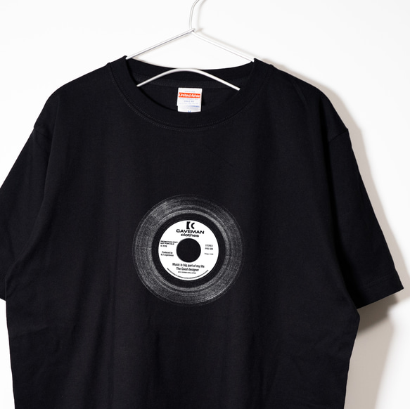 アートなレコードのフォトデザイン③ 音楽系Tシャツ プレミアム生地