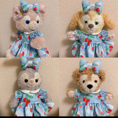 ポーチサイズ&SSサイズ用 美女と野獣 ベル&ポット夫人風コスチューム