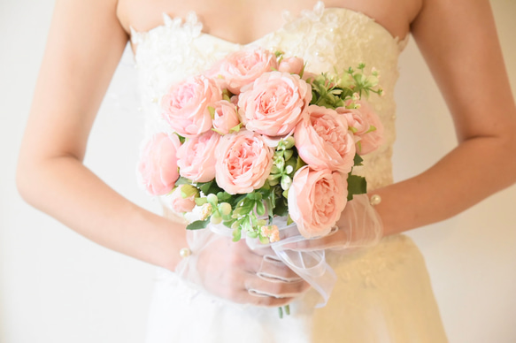 ✨️豪華なウエディングリースブーケ！ブートニアもセット！✨️ 結婚式リングブーケ・ブートニアセット