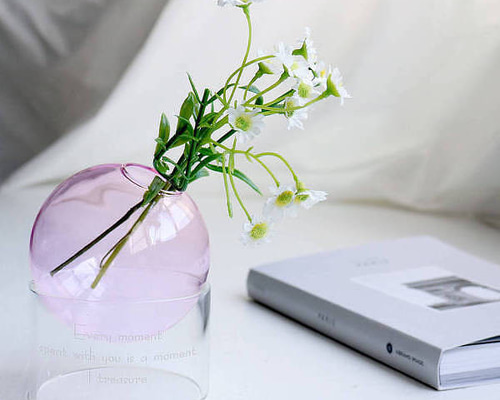 名入れ】バルーンのようなコロンと可愛いフラワーベースバルーン