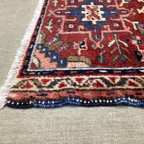 手織りアゼルバイジャン絨毯 76x62cm ヴィンテージラグ 手織りアゼルバイジャン絨毯 76x62cm ヴィンテージラグ