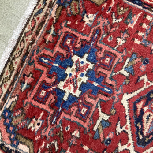手織りアゼルバイジャン絨毯 76x62cm ヴィンテージラグ 手織りアゼルバイジャン絨毯 76x62cm ヴィンテージラグ