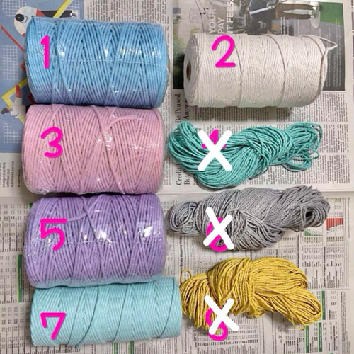 マクラメ三角コーナーハンモック フリーボックス・小物入れ -Nalu