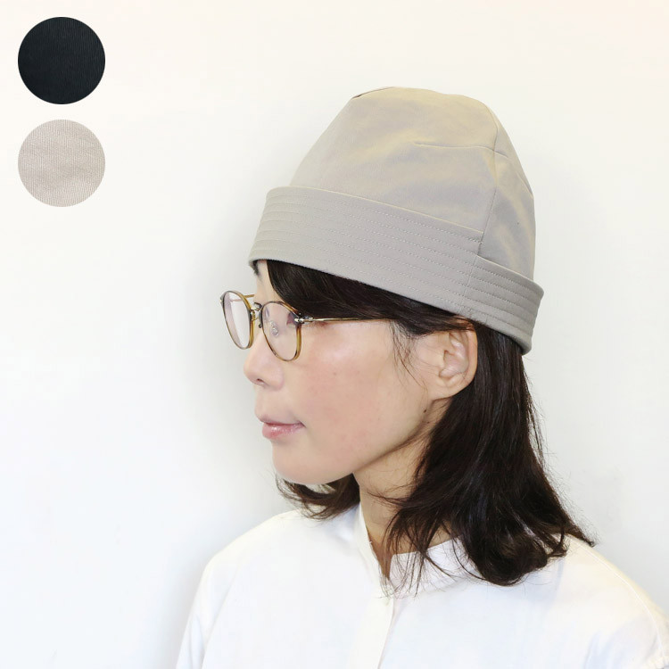 春夏向け ツバなしキャップ ～コットンリネンキャンバス