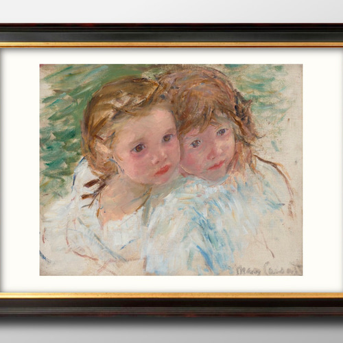 1446□アートポスター 絵画 A3サイズ『メアリー・カサット 姉妹