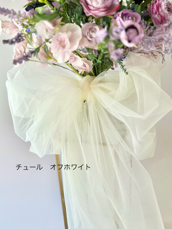 純白で高貴に♡カサブランカと胡蝶蘭のスタイリッシュブーケ　アンスリウム　ブランチ 