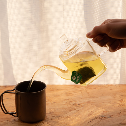 しかくいガラスポット Cubic glass pot 小さめ 約300mL ポット・急須