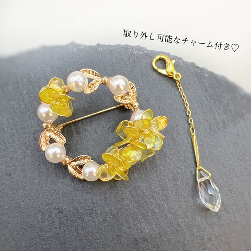 ブローチ用　額 楽天市場】基礎金具 回転式ブローチピン（大） 20個 約34mm