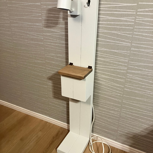 ベッドサイドテーブル ライト付き C0021 ナイトテーブル サイド