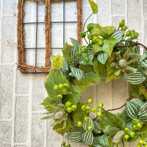 【おまとめ】リース☘Greenと木の実 F ＆ Green 木の実のリース | Atelier Maison Deco/アトリエ