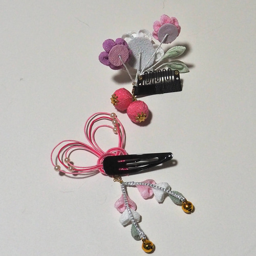 初節句 ひな祭り 髪飾りにもなる羽子板飾り 色オーダー可能 正月飾り