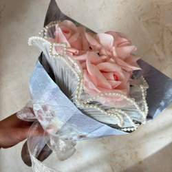 即日対応可能　Bouquet de Roses バラの花束　01 PINK韓国風　記念日／結婚式／誕生 7枚目の画像