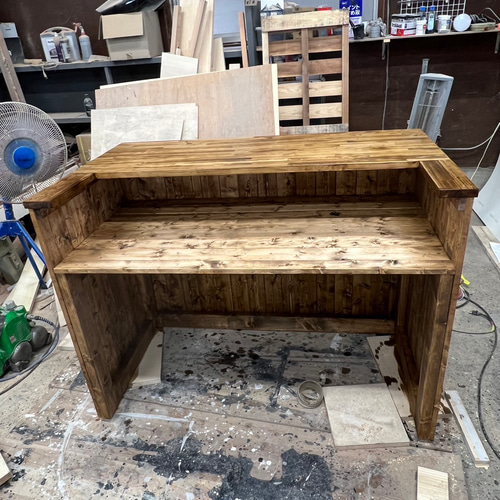 本州限定価格 受付カウンター レジカウンター バーカウンター 机