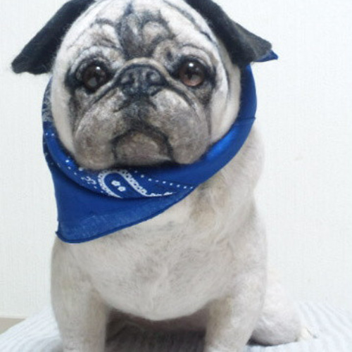 YOU。羊毛フェルトオーダー20センチサイズ♡ 愛犬さんのオーダーメイド 羊毛フェルト お座り高さ約20センチ