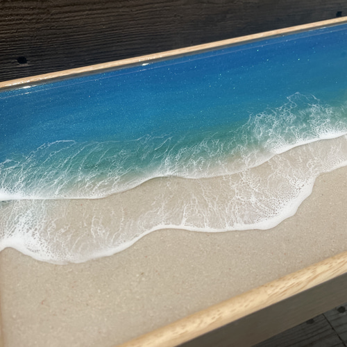 オーシャンレジンテーブル テーブル サイドテーブル 海レジン