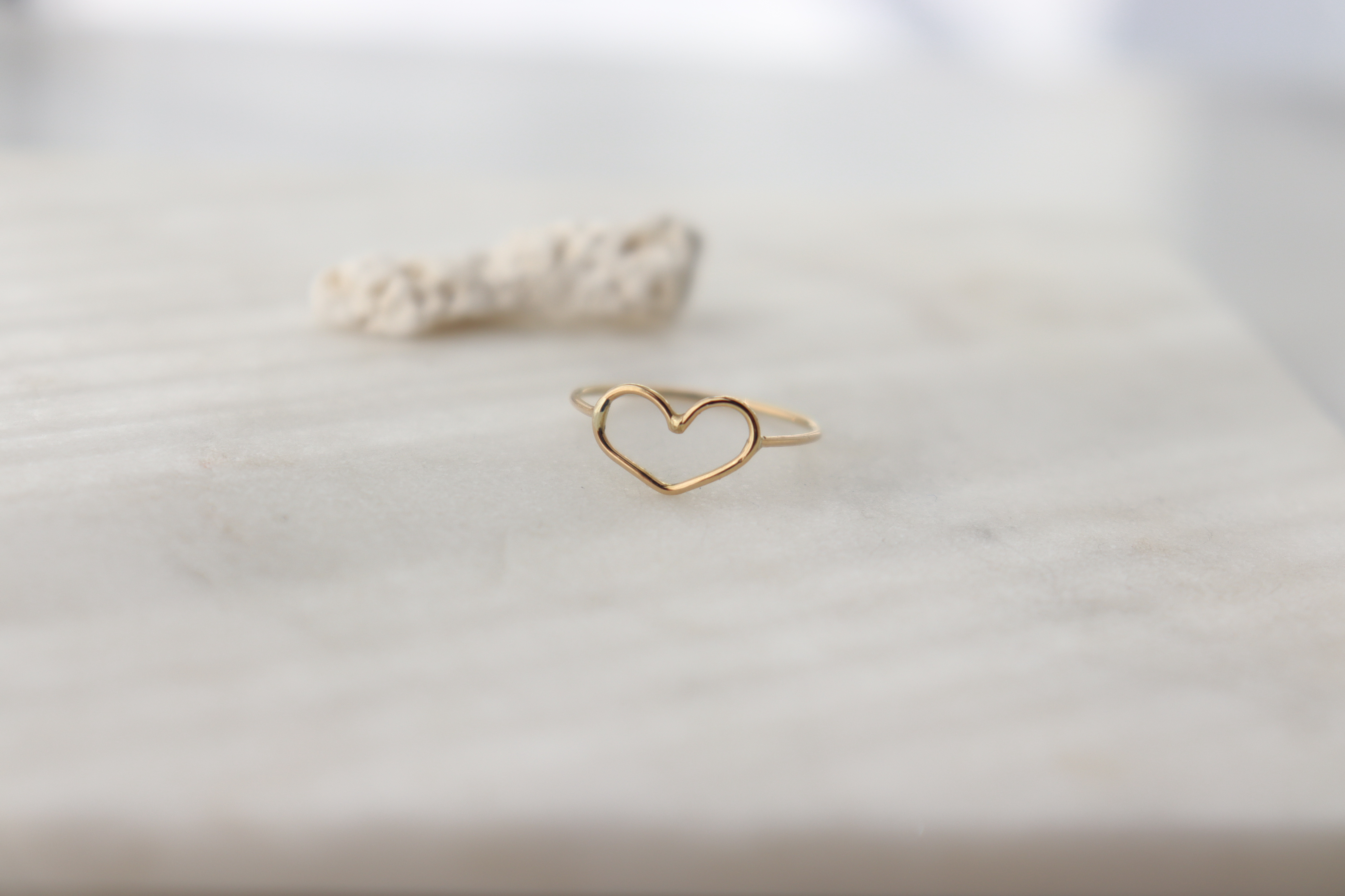 《k18YG》sweet heartハート/pinkie ring〜Jojuly