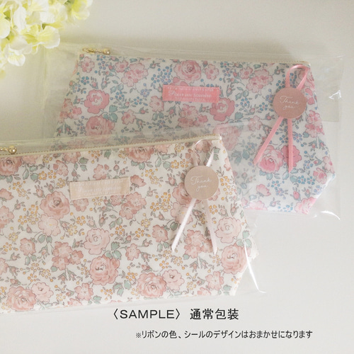 PVCクリアポーチ＊リバティ ラミネート＊セリーヌ（Celine