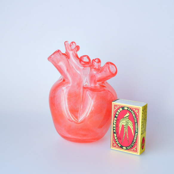 heart vase E -powder pink- 3枚目の画像