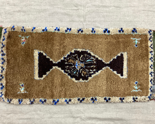 手織りトルコ絨毯 103x50cm ヴィンテージラグ カーペット・絨毯・ラグ
