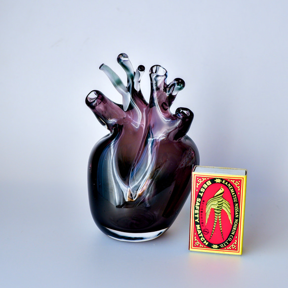 heart vase - I -Black Pearl- 4枚目の画像