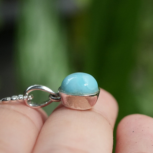 【１点もの】海の色★ラリマー★Larimarシルバーペンダント 1462 海の色☆ラリマー☆Larimar シルバーペンダント 1462 ネックレス