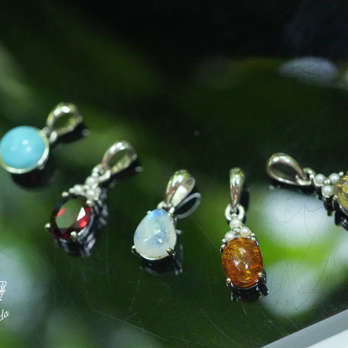 【１点もの】海の色★ラリマー★Larimarシルバーペンダント 1462 海の色☆ラリマー☆Larimar シルバーペンダント 1462 ネックレス