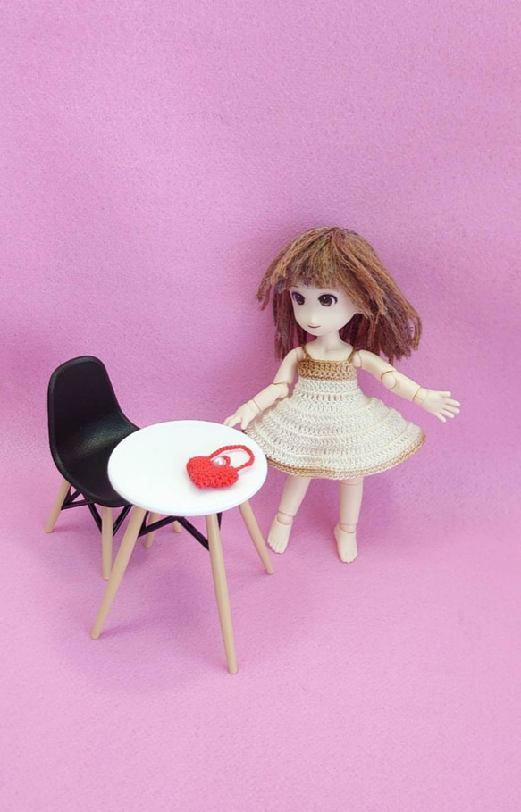 オビツ11・ねんどろいどどーる用ゴスロリドレス - indigo blue