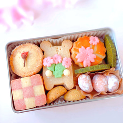 【春限定】桜クッキー缶(小) 1枚目の画像