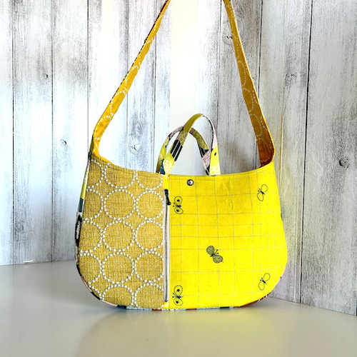 ミナペルホネン☆swing (yellow)☆2wayトートバッグ トートバッグ