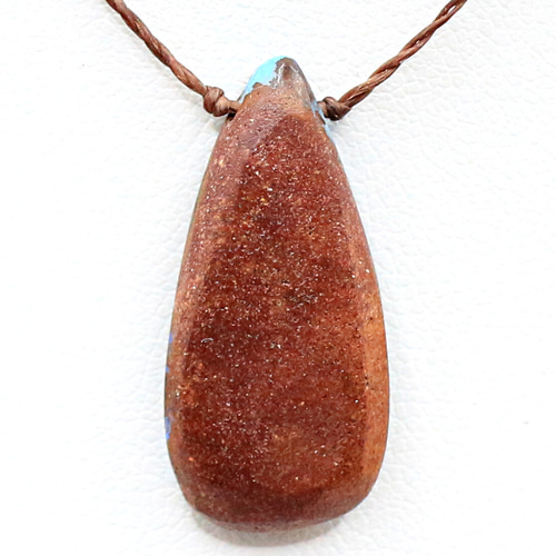 ボルダーオパール 穴あき ルース loose_stone72 ネックレス