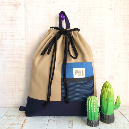 アウトドア風デザイン☆入園入学バッグ4点セット 豊富なカラー