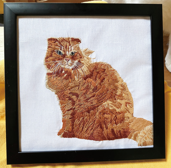 うちのこ猫刺繍 その他インテリア雑貨 ikka 通販 17244995