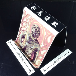 Smartphone stand with Japanese traditional art(Sculpture) 3枚目の画像