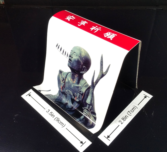 Smartphone stand with Japanese traditional art(Sculpture) 7枚目の画像